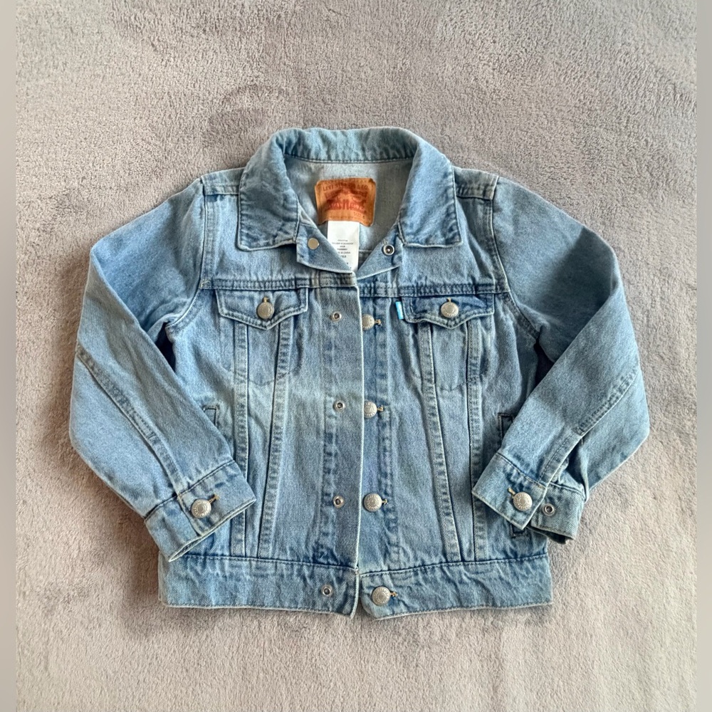Levi’s Kids Light Blue Denim Hollywood Jacket Size 5-6